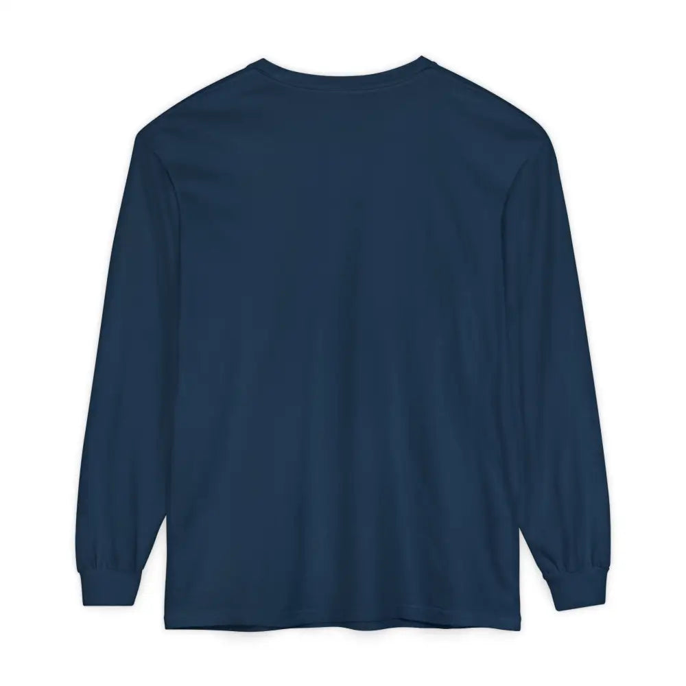 Navy blue long-sleeved shirt from BLOCK ISLAND Unisex Long Sleeve Tee collection