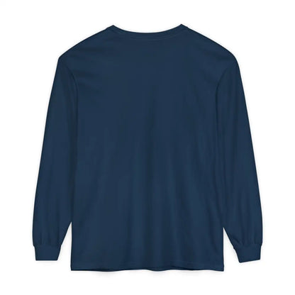 Navy blue long-sleeved shirt from BLOCK ISLAND Unisex Long Sleeve Tee collection