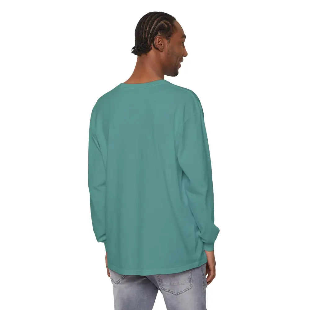Turquoise long-sleeved shirt from BLOCK ISLAND Unisex Long Sleeve Tee collection