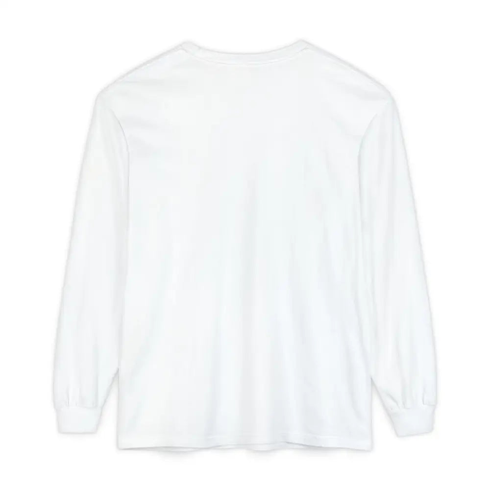 White long-sleeved BLOCK ISLAND Unisex Tee displayed on a clean background