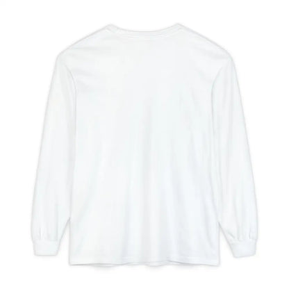 White long-sleeved BLOCK ISLAND Unisex Tee displayed on a clean background