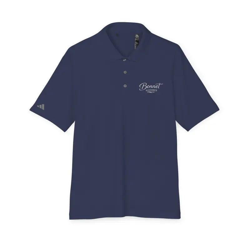 Navy blue Bonnet Shores Embroidered Adidas Unisex Performance Polo Sport Shirt