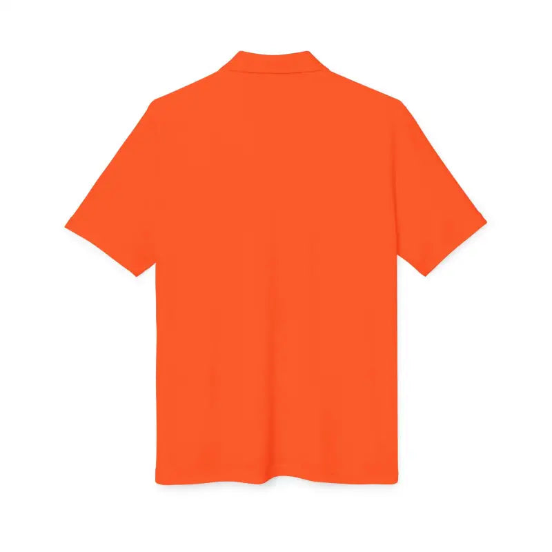Orange short-sleeved polo shirt from Bonnet Shores Embroidered Adidas Performance Polo