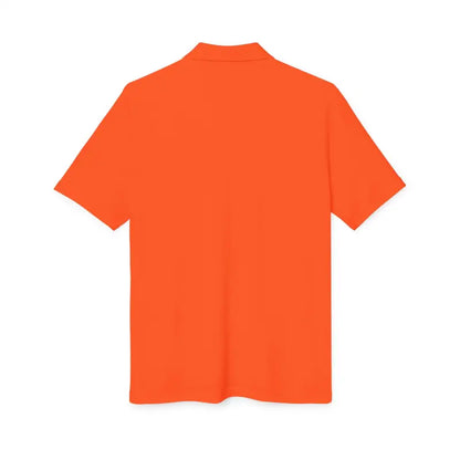 Orange short-sleeved polo shirt from Bonnet Shores Embroidered Adidas Performance Polo