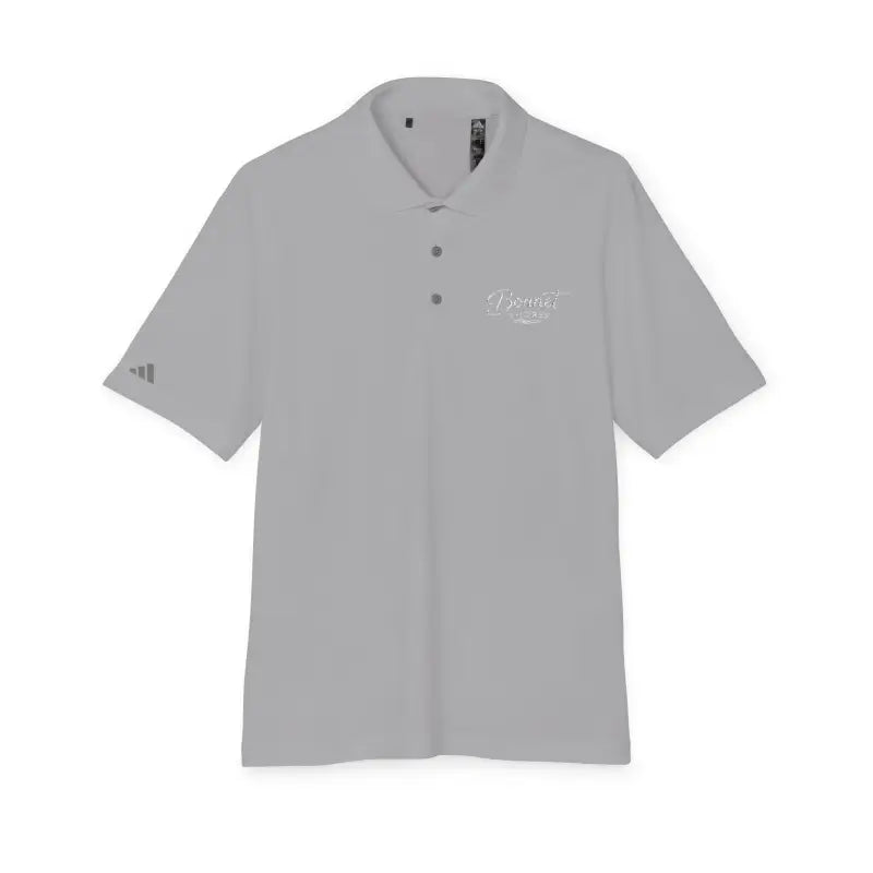 Gray short-sleeved polo shirt from Bonnet Shores Adidas Unisex Performance collection