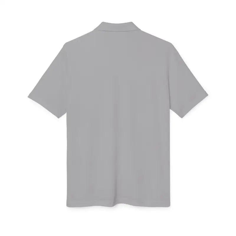 Gray short-sleeved polo shirt from Bonnet Shores Embroidered Adidas Performance Polo