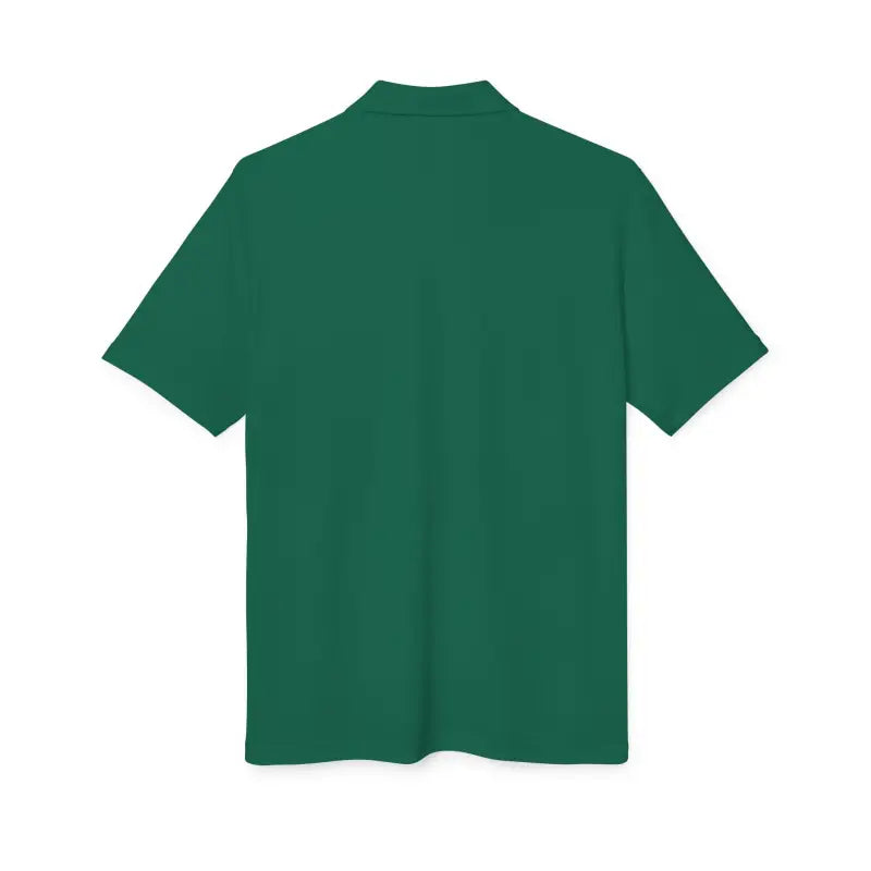 Green short-sleeved polo shirt from Bonnet Shores, embroidered Adidas performance wear