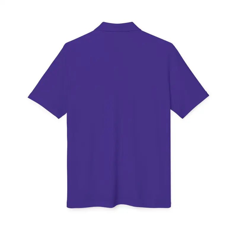 Purple Adidas Unisex Performance Polo shirt from Bonnet Shores with embroidered logo