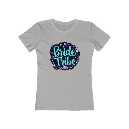 Gray Bride Tribe T-shirt for Bachelorette Celebrations featuring stylish design