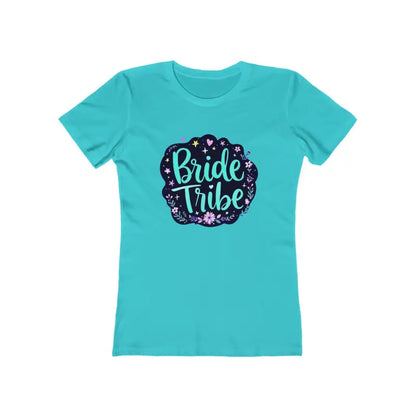 Teal Bride Tribe T-shirt for Women’s Bachelorette Celebrations and Events