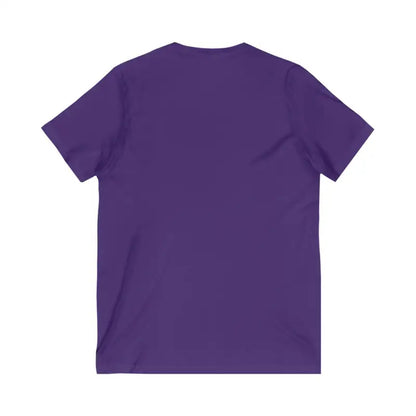 Purple v-neck t-shirt from the Cat Lover V Neck T Shirt Collection