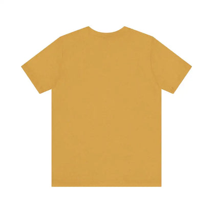Mustard-colored Cat Whisperer Unisex Short Sleeve Tee for casual wear