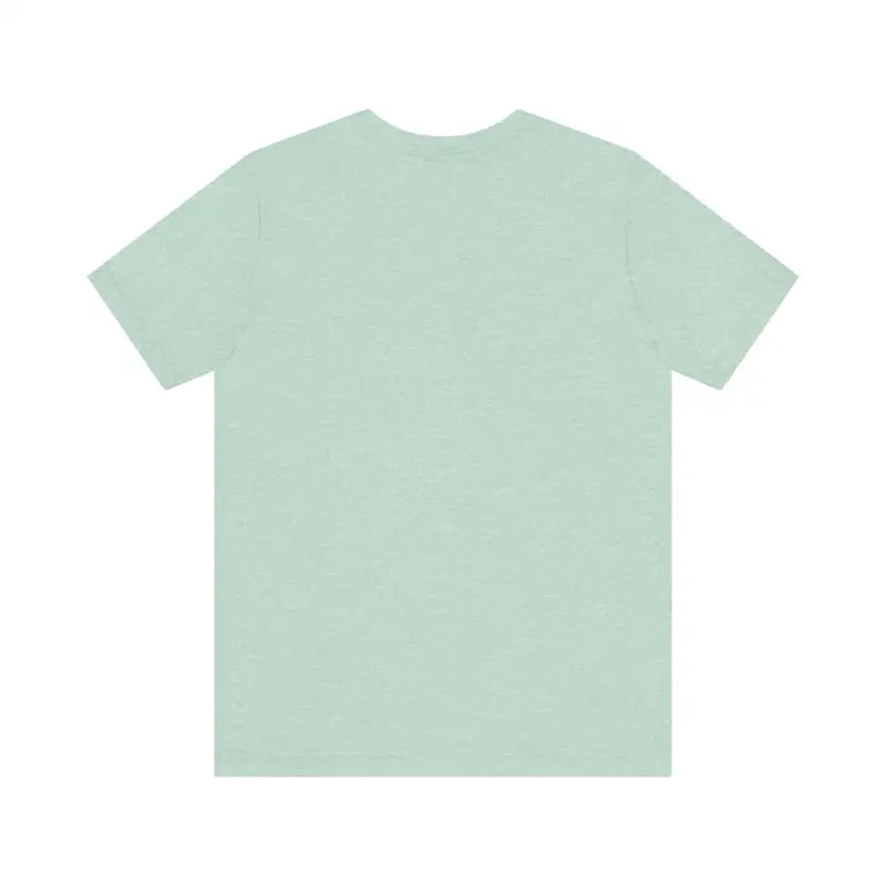 Mint green Cat Whisperer Unisex Short Sleeve Tee displayed on a white background