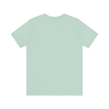 Mint green Cat Whisperer Unisex Short Sleeve Tee displayed on a white background