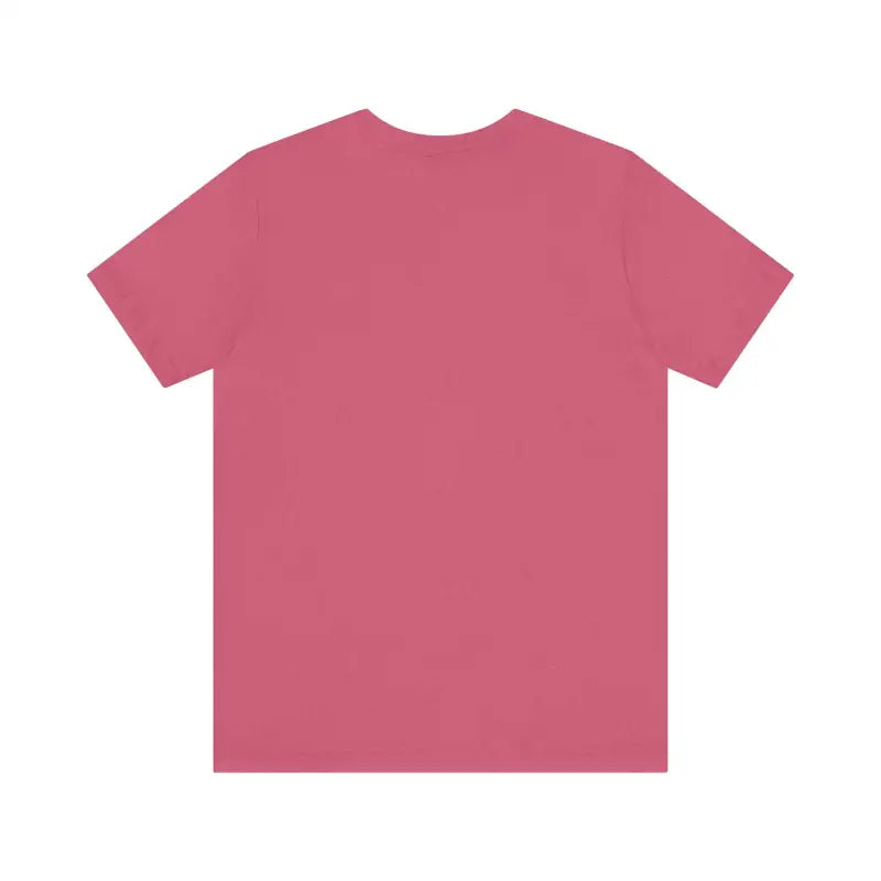 Pink short-sleeved Cat Whisperer Unisex Tee for casual and comfortable wear