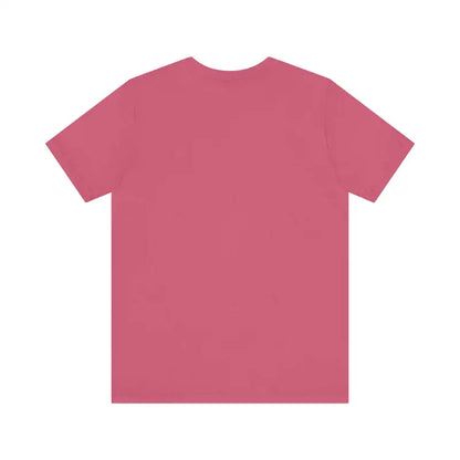 Pink short-sleeved Cat Whisperer Unisex Tee for casual and comfortable wear