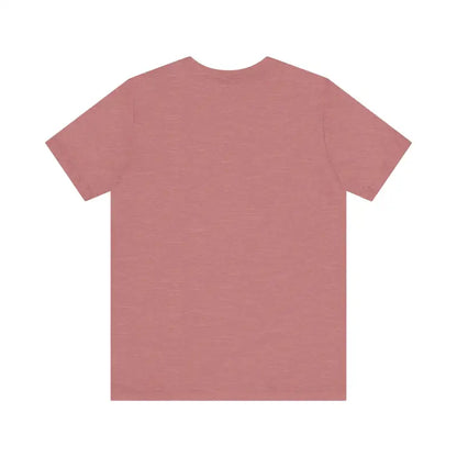 Rose-colored Cat Whisperer Unisex Short Sleeve Tee displayed on a neutral background