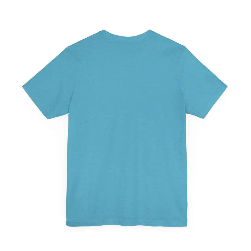 Turquoise short-sleeved Cat Whisperer Unisex Tee for casual and comfortable wear