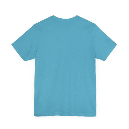 Turquoise short-sleeved Cat Whisperer Unisex Tee for casual and comfortable wear