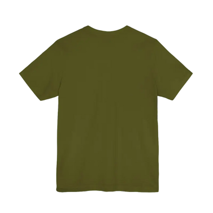 Olive green Cat Whisperer Unisex Jersey Tee for cat lovers gift displayed elegantly