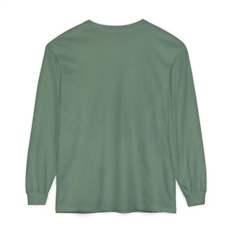 Green long-sleeved Christmas Filthy Duck Shirt displayed on a mannequin