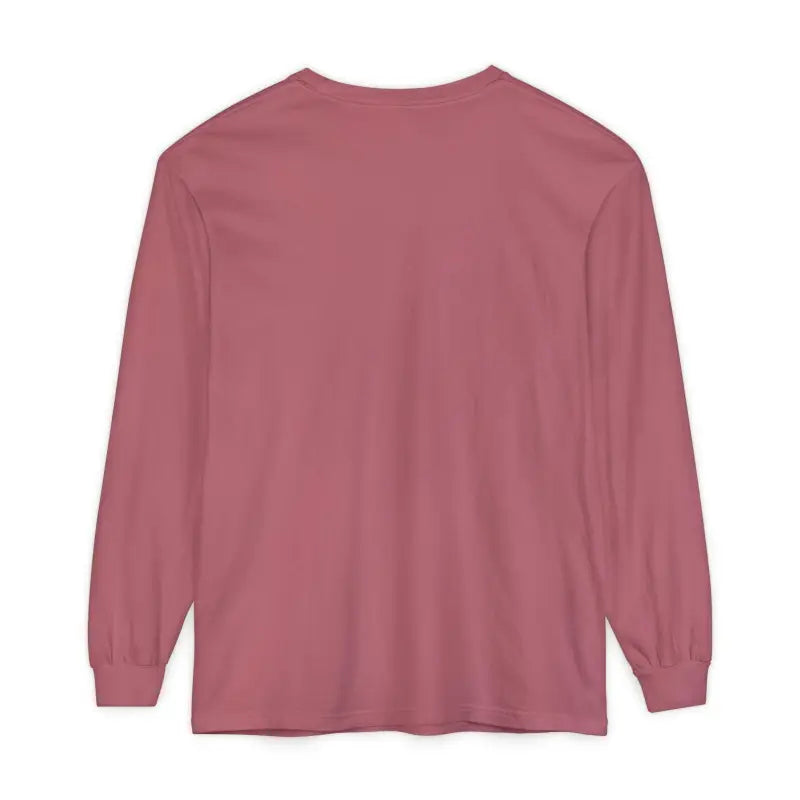 Long-sleeved mauve Christmas Filthy Duck shirt for stylish festive attire