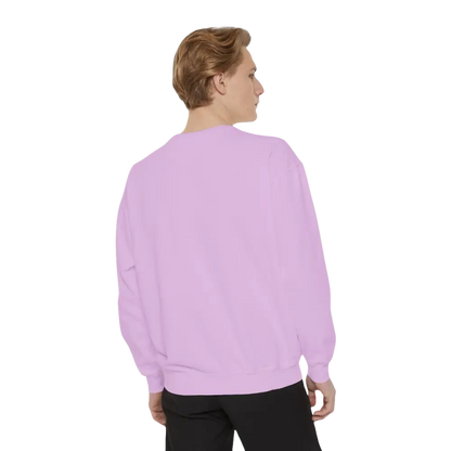 Lavender crewneck sweatshirt from Coastal Style Unisex Beach Life collection