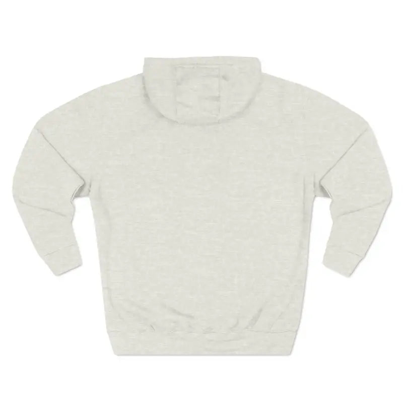 Heathered gray hooded sweatshirt featuring the Coexist Fleece Hoodie for comfort and style