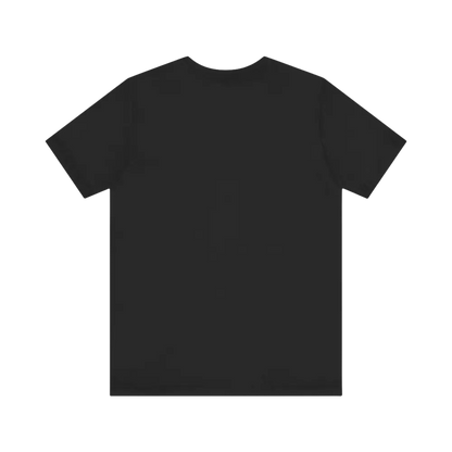 Black Coffee Lover Tee Unisex Jersey T Shirt displayed on a white background