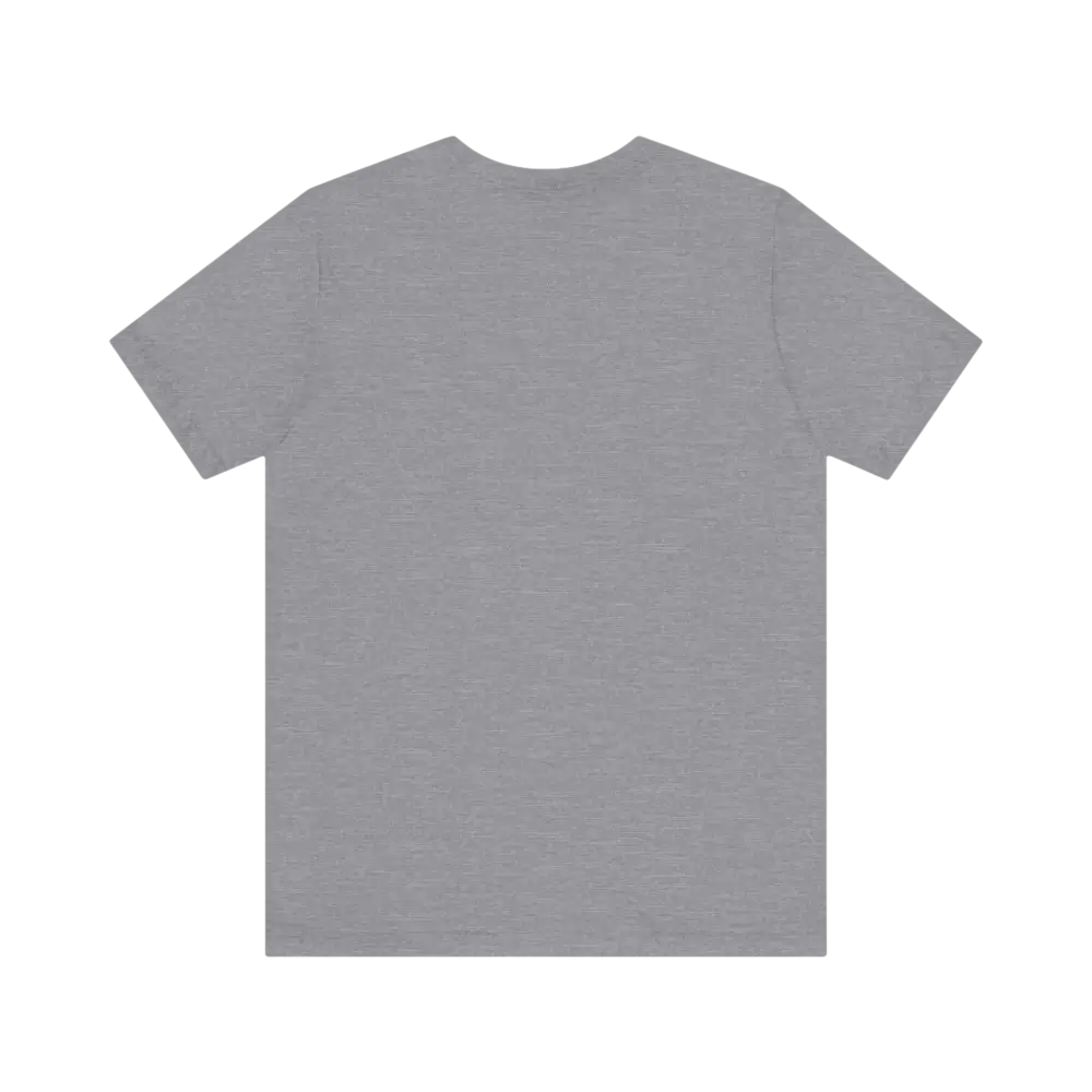 Gray short-sleeve Coffee Lover Tee Unisex Jersey T Shirt displayed on a plain background