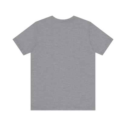 Gray short-sleeve Coffee Lover Tee Unisex Jersey T Shirt displayed on a plain background