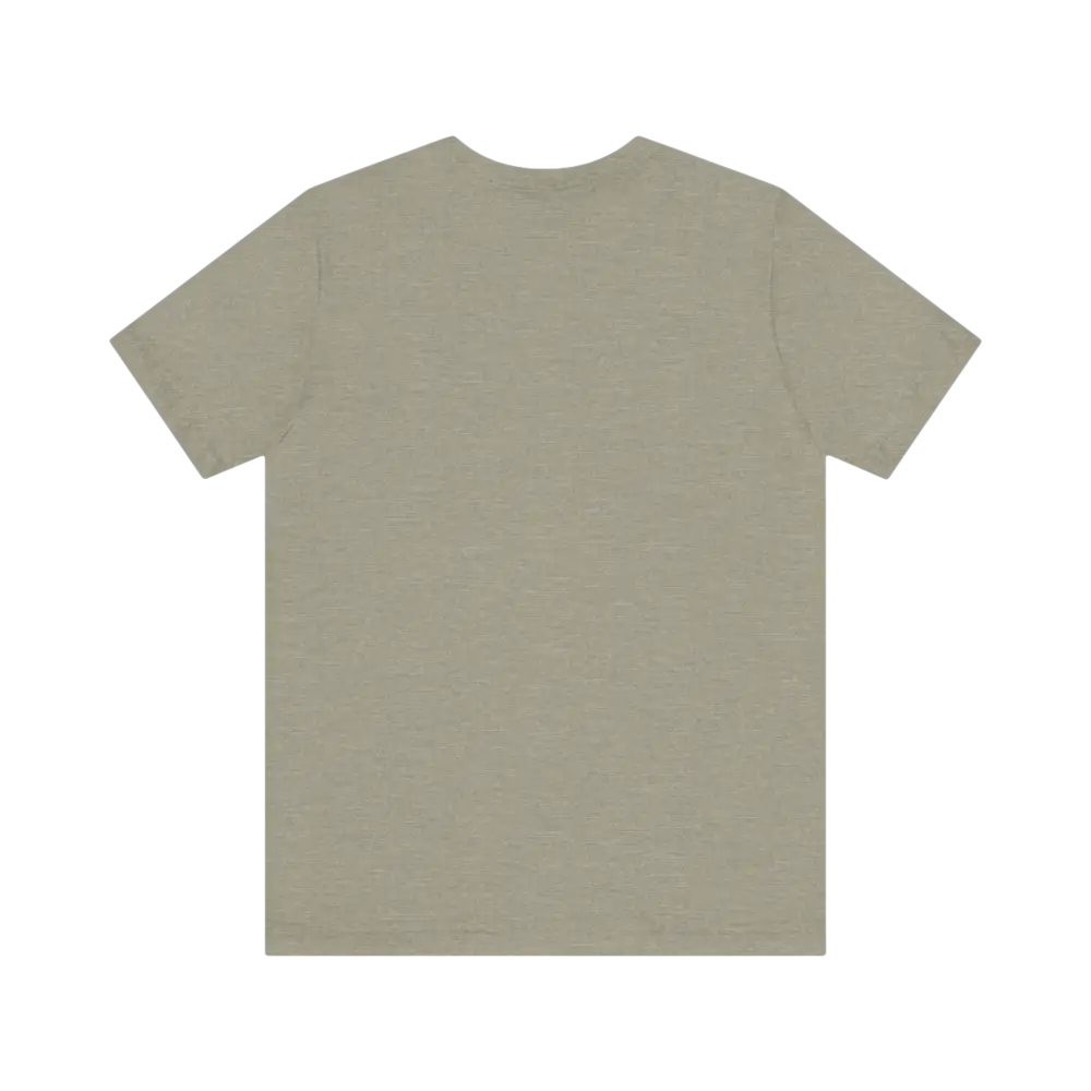Khaki-colored Coffee Lover Tee Unisex Jersey T Shirt displayed on a white background