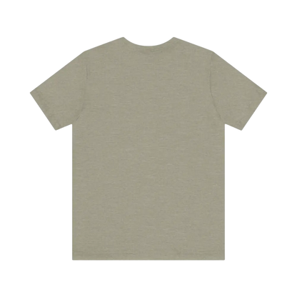 Khaki-colored Coffee Lover Tee Unisex Jersey T Shirt displayed on a white background