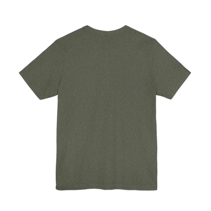Olive green Coffee Lover Tee Unisex Jersey T Shirt displayed on a neutral background