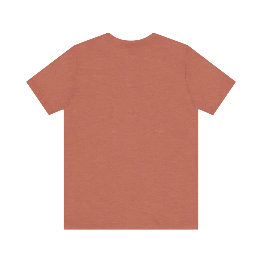 Plain terracotta Coffee Lover Tee Unisex Jersey T Shirt displayed on a neutral background