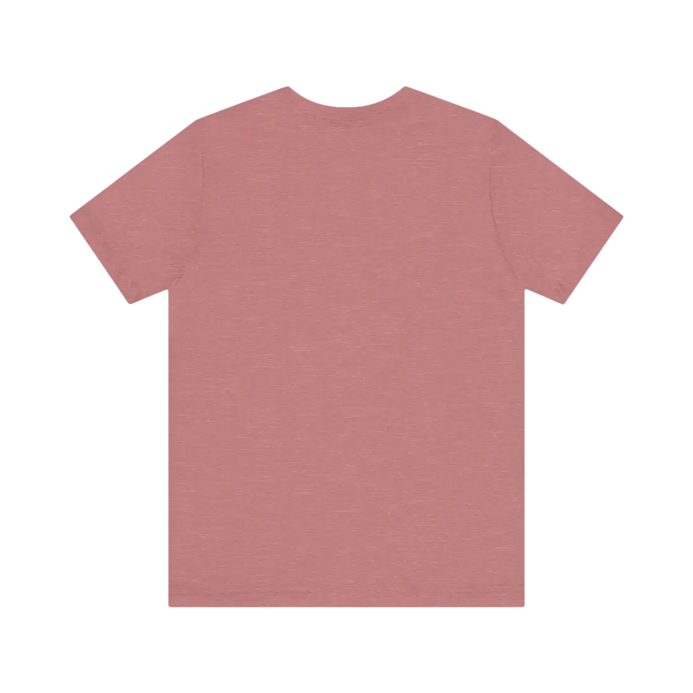Rose-colored Coffee Lover Tee Unisex Jersey T Shirt displayed on a white background