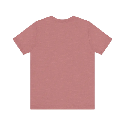 Rose-colored Coffee Lover Tee Unisex Jersey T Shirt displayed on a white background
