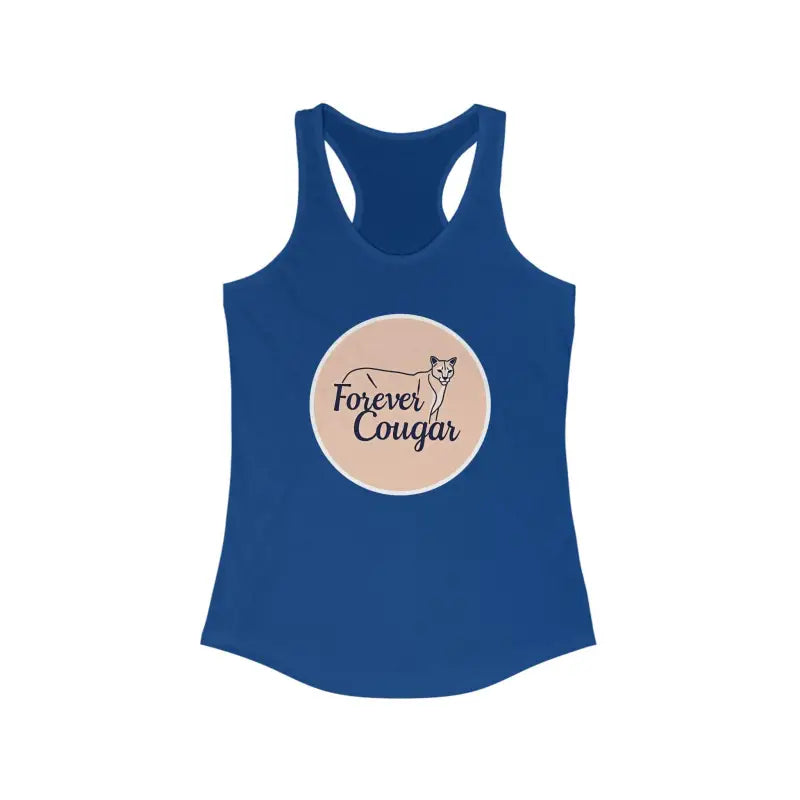 Blue Racerback Tank Top from Cougar for an Active Lifestyle for Women