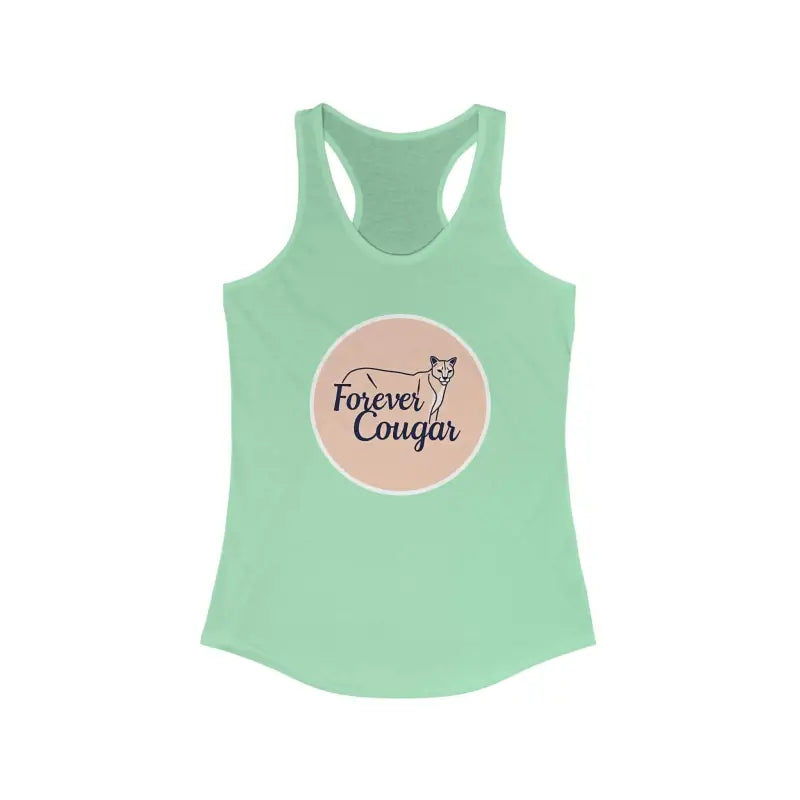 Mint green racerback tank top from Cougar for women’s active lifestyle apparel