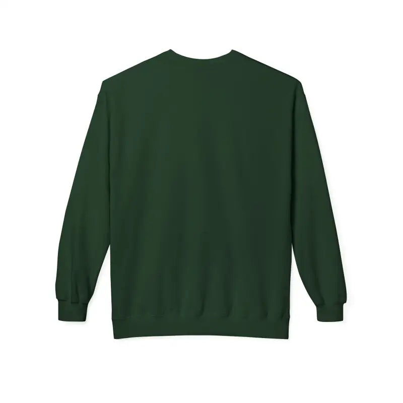 Dark green long-sleeved sweatshirt named Cozy Block Island Lighthouse Sweatshirt Unisex Crewneck