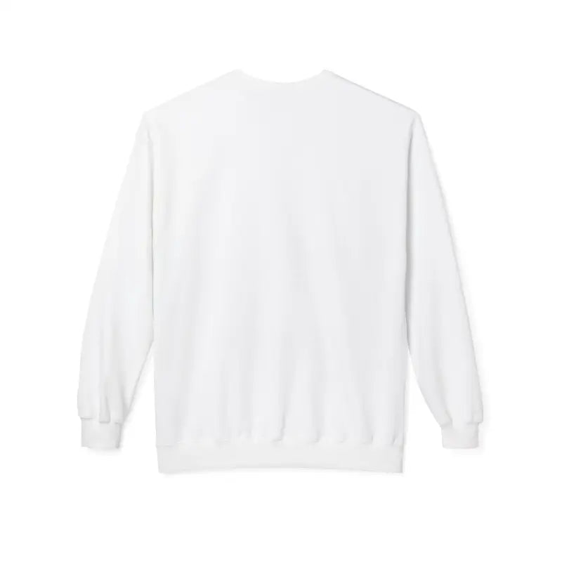 Cozy Block Island Lighthouse Sweatshirt in white long-sleeved unisex crewneck design