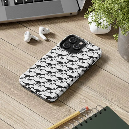 Dinosaur-patterned phone case for iPhone and Samsung, vibrant and protective design