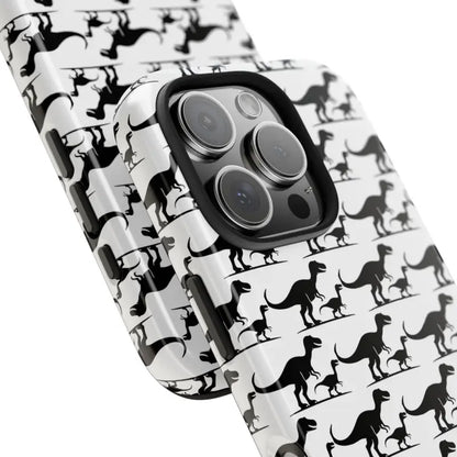Dinosaur Phone Cases for iPhone and Samsung showcasing vibrant dinosaur patterns