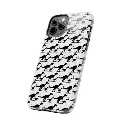Dinosaur-patterned phone case designed for iPhone and Samsung models