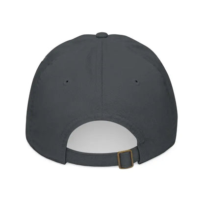Gray adjustable baseball cap from the Embroidered Organic Baseball Cap Bonnet Style collection