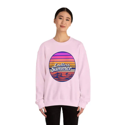 Pink Endless Summer sweatshirt from the Endless Summer Unisex Crewneck collection