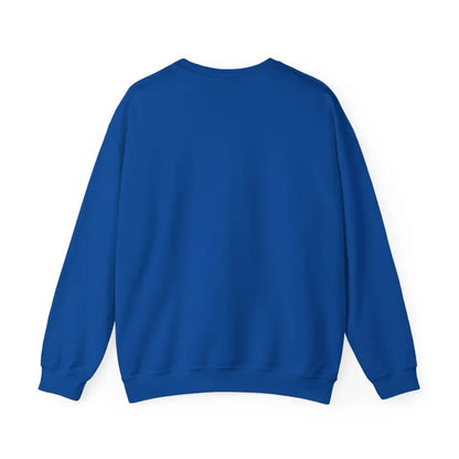 Blue crewneck sweatshirt from Endless Summer Unisex collection featuring retro design