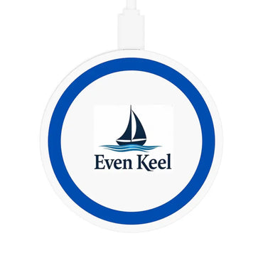 Even Keel Signature Quake Wireless Charging Pad 5W in White for convenient charging