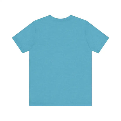 Light blue Feed Your Stoke Mountain Graphic T-Shirt displayed on a neutral background