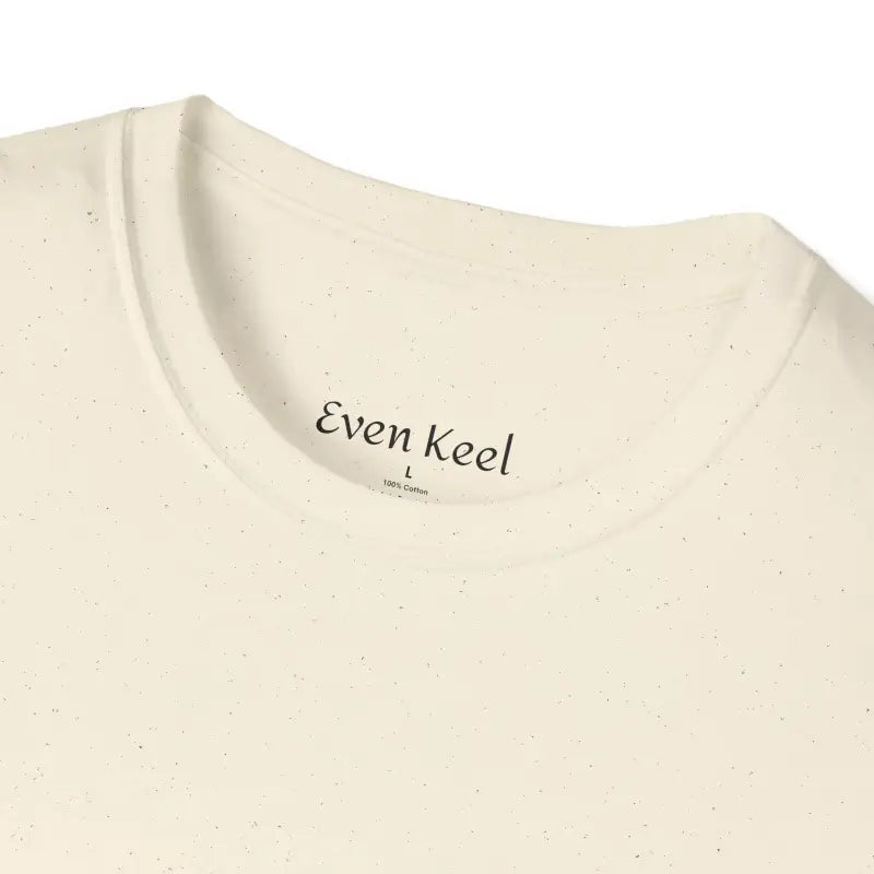 Beige cotton t-shirt from Flock Mama, perfect for bird lovers and casual wear